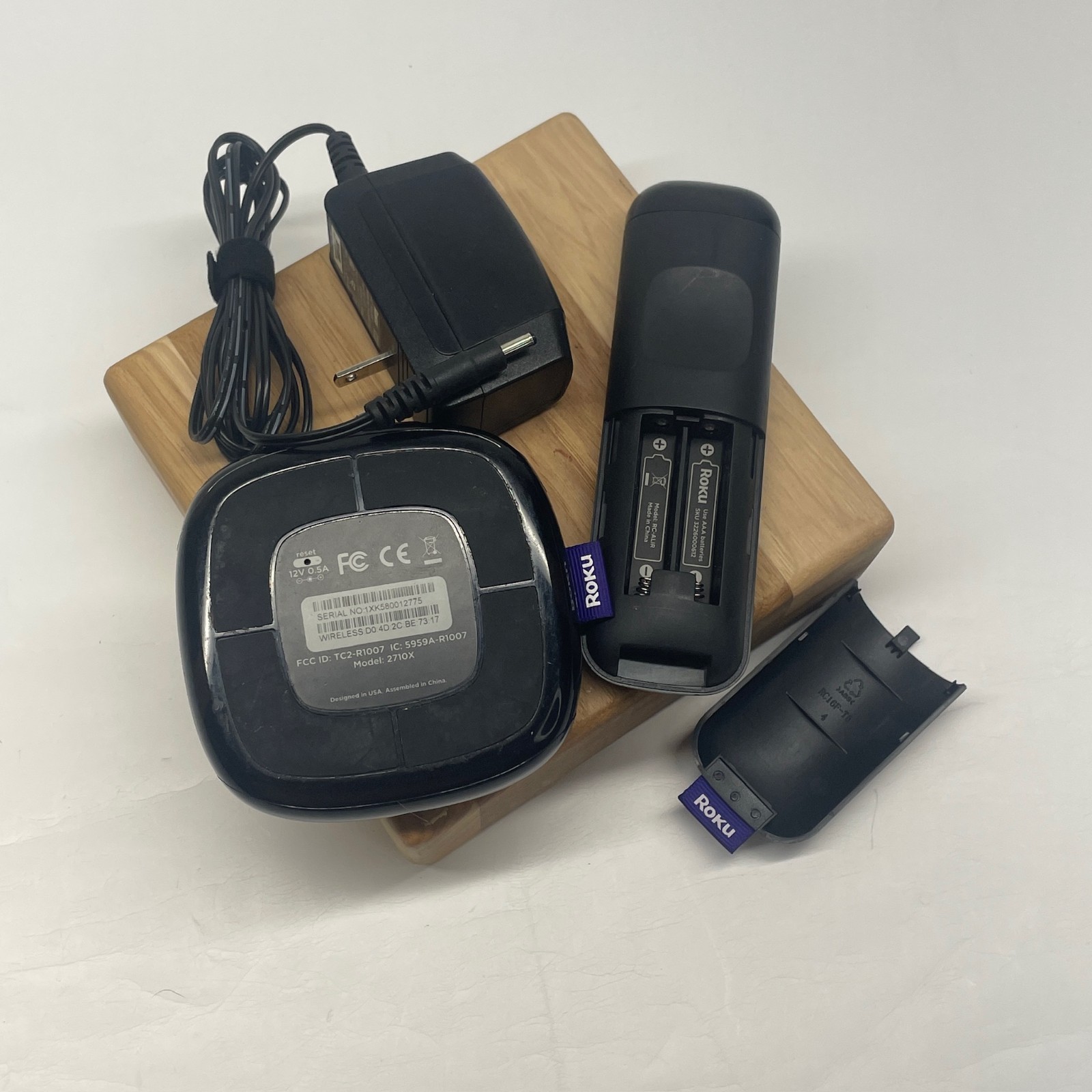 Roku SE 2710X (3rd Generation) w/Remote Power Adapter Media Streamer Tested