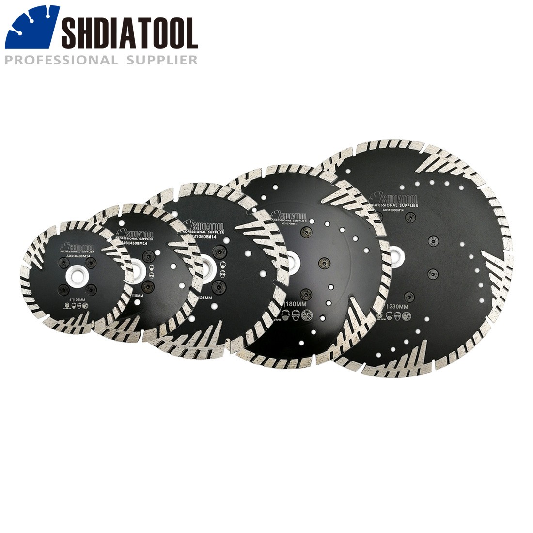Diamond Saw Blade with Slant protection teeth Cutting Disc Borehole 22.23mm