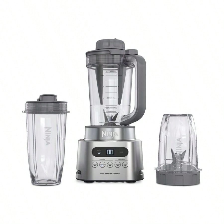 Blender DUO 1600W SmartTORQUE 34oz Pitcher 2 To-Go Cups 5 Auto-iQ Programs