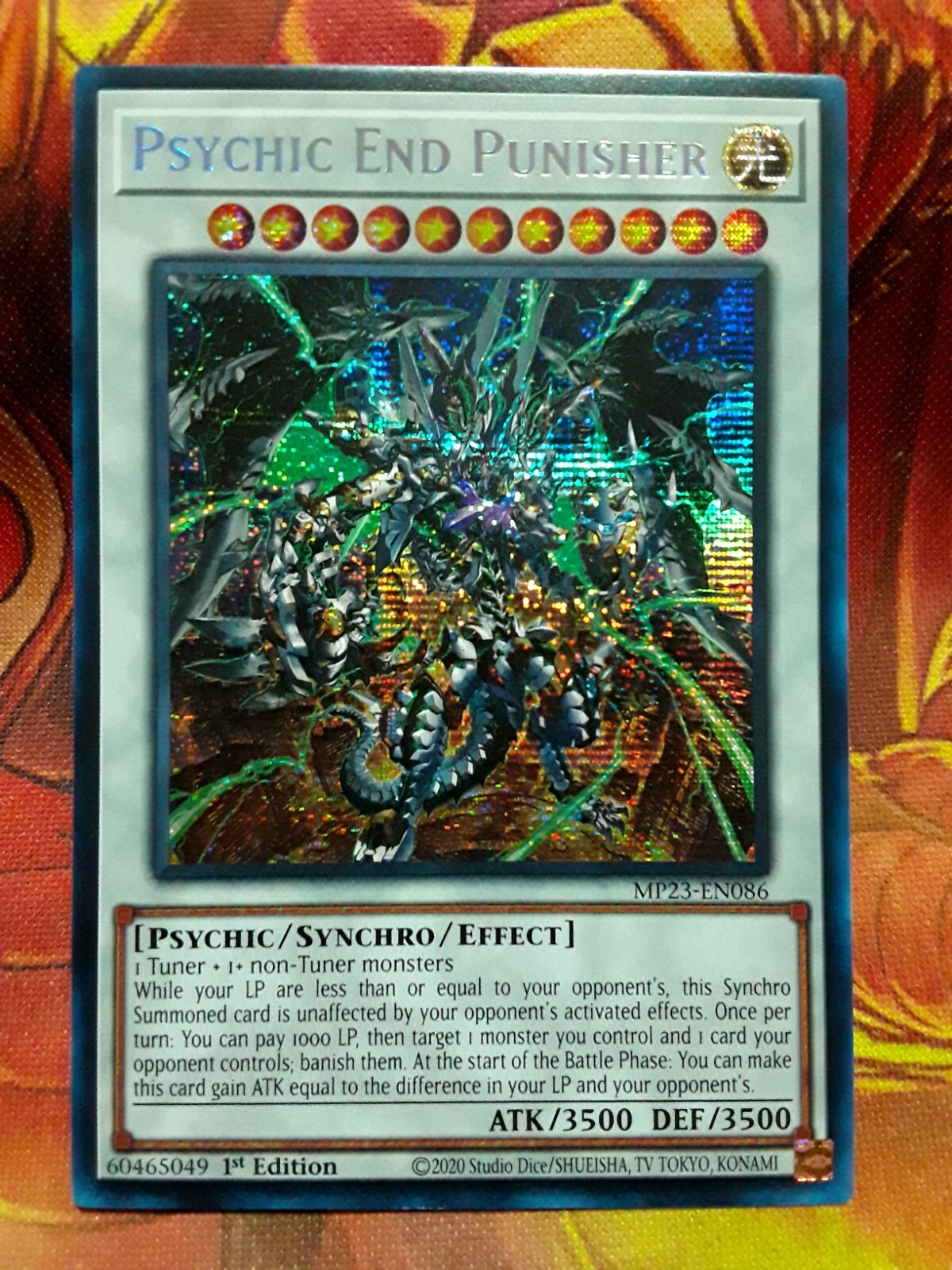 Yugioh Psychic End Punisher Prismatic Secret MP23-EN086 1st NM