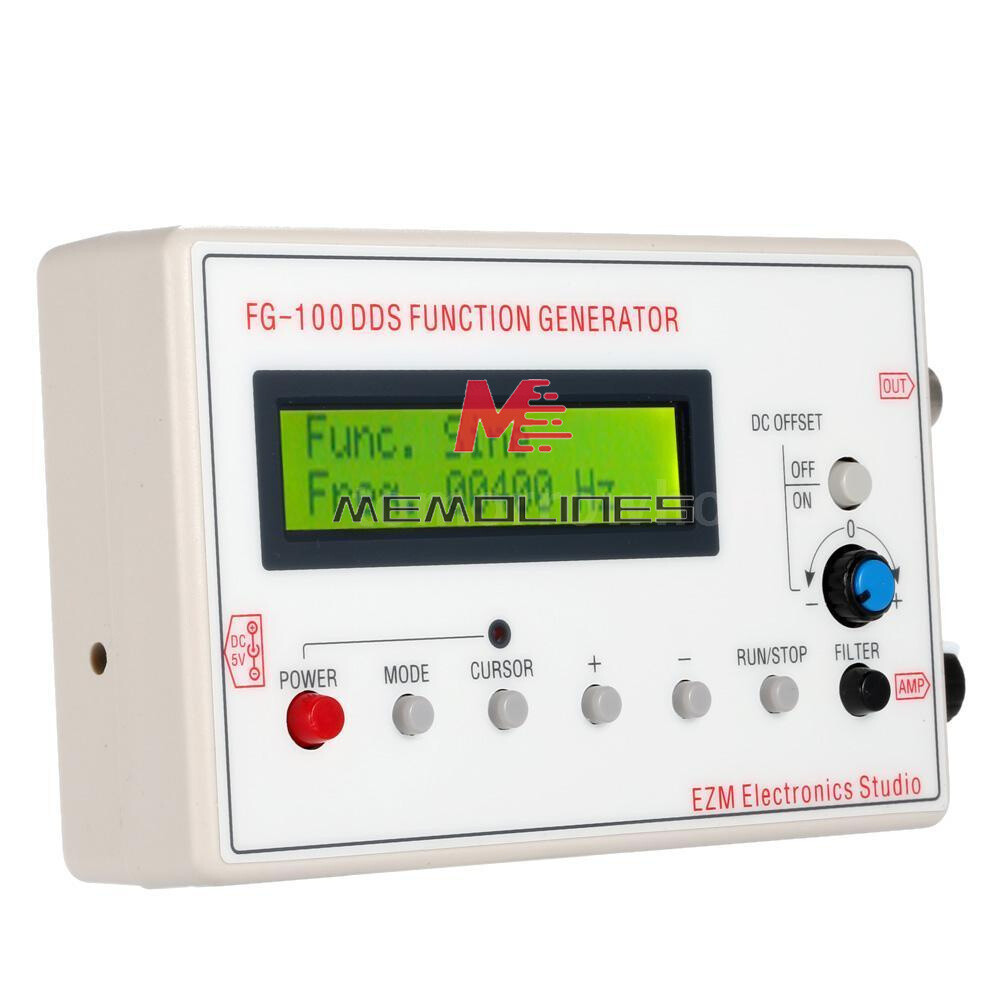 1HZ-500KHz DDS Function Signal Generator Sine+Triangle + Square Wave Frequency