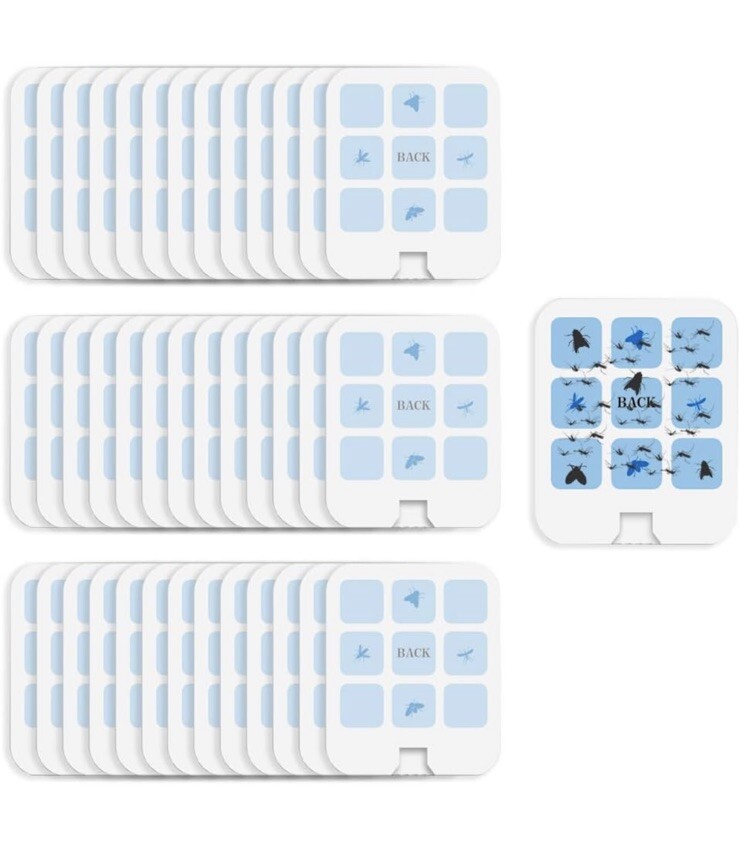 48 Pack Refill Card Compatible with Safer Home SH502, DT3005W Dot Glue Board