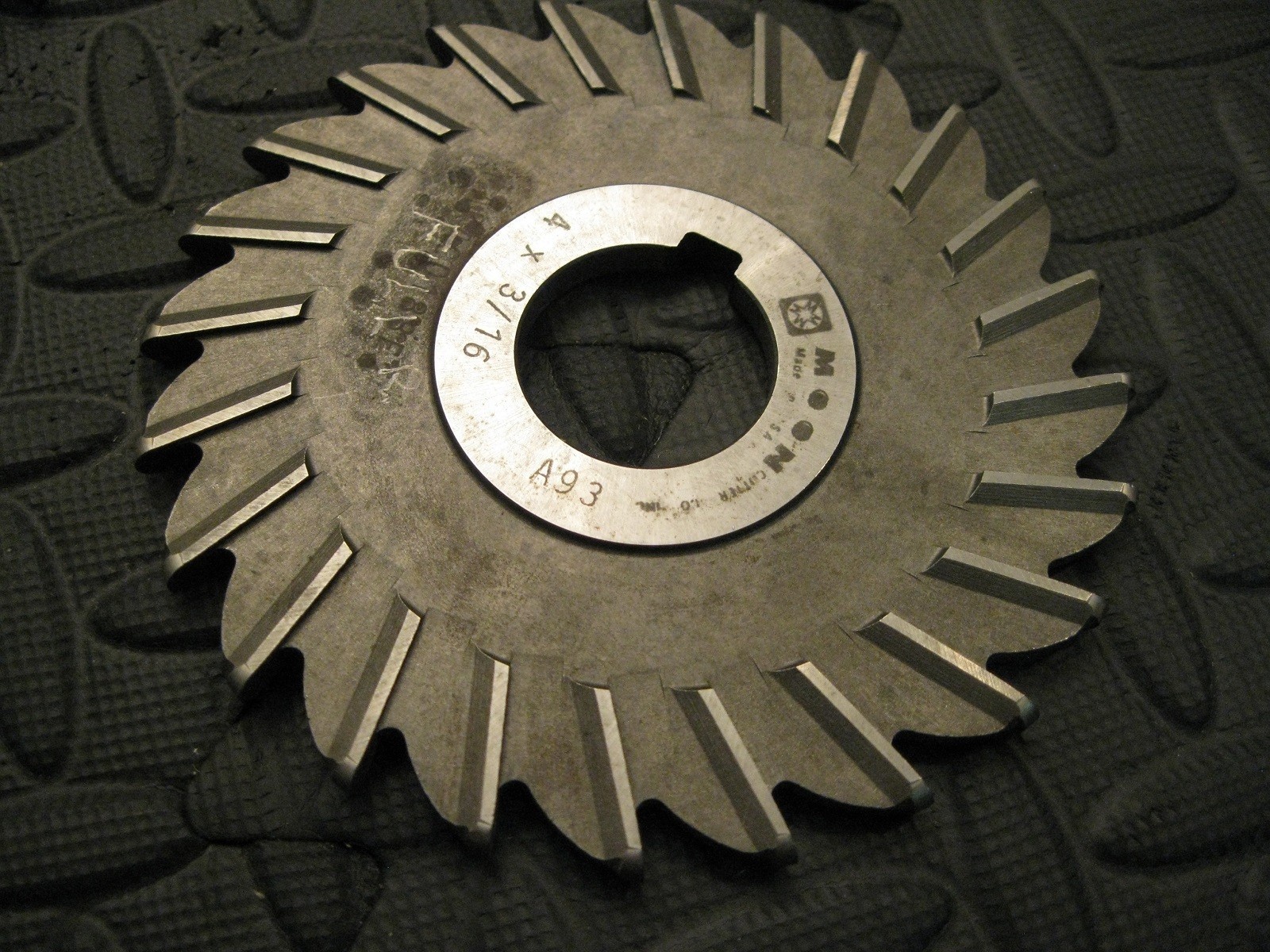 4"x3/16"x 1"xFull Rad. Side Mill, Moon Cutter Inc.