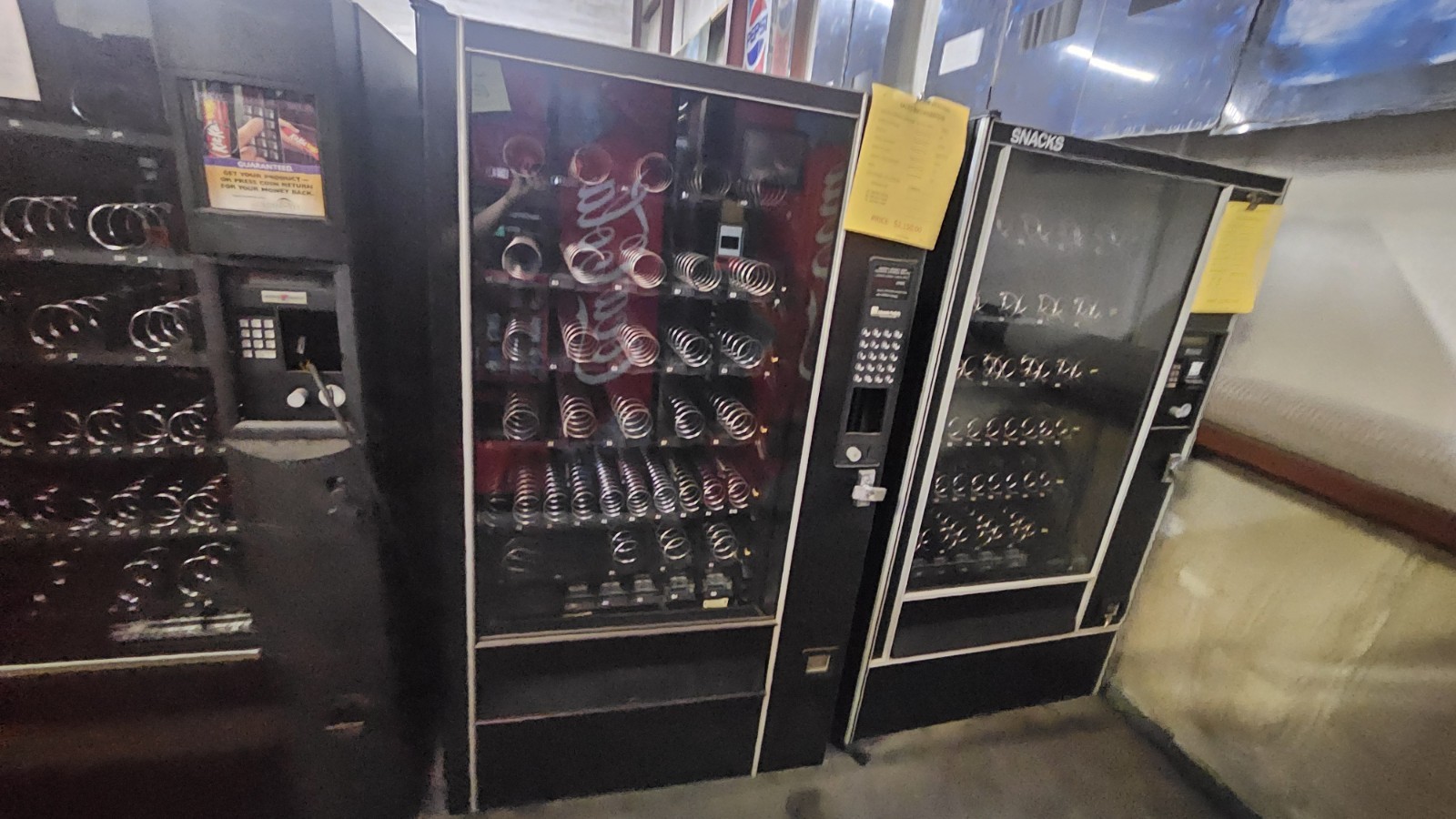 5x AUTOMATIC PRODUCTS AP 123 Studio 3 LCM 933 SNACK VENDING MACHINE MDB $5
