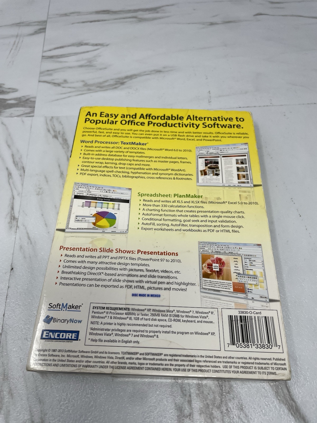 Encore Office Suite For Windows PC CD-ROM