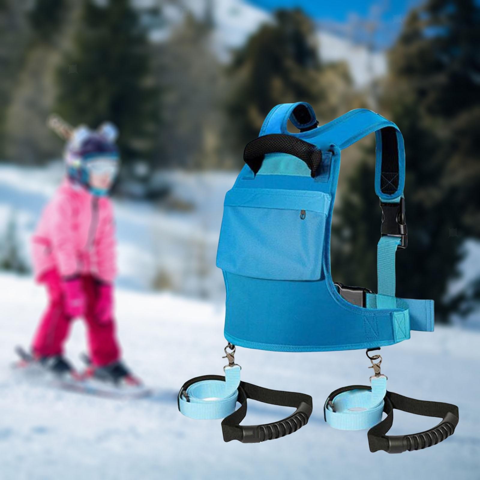 Kids Ski Harness Ski Shoulder Harness Leash Equipment for Beginners Boys Girls