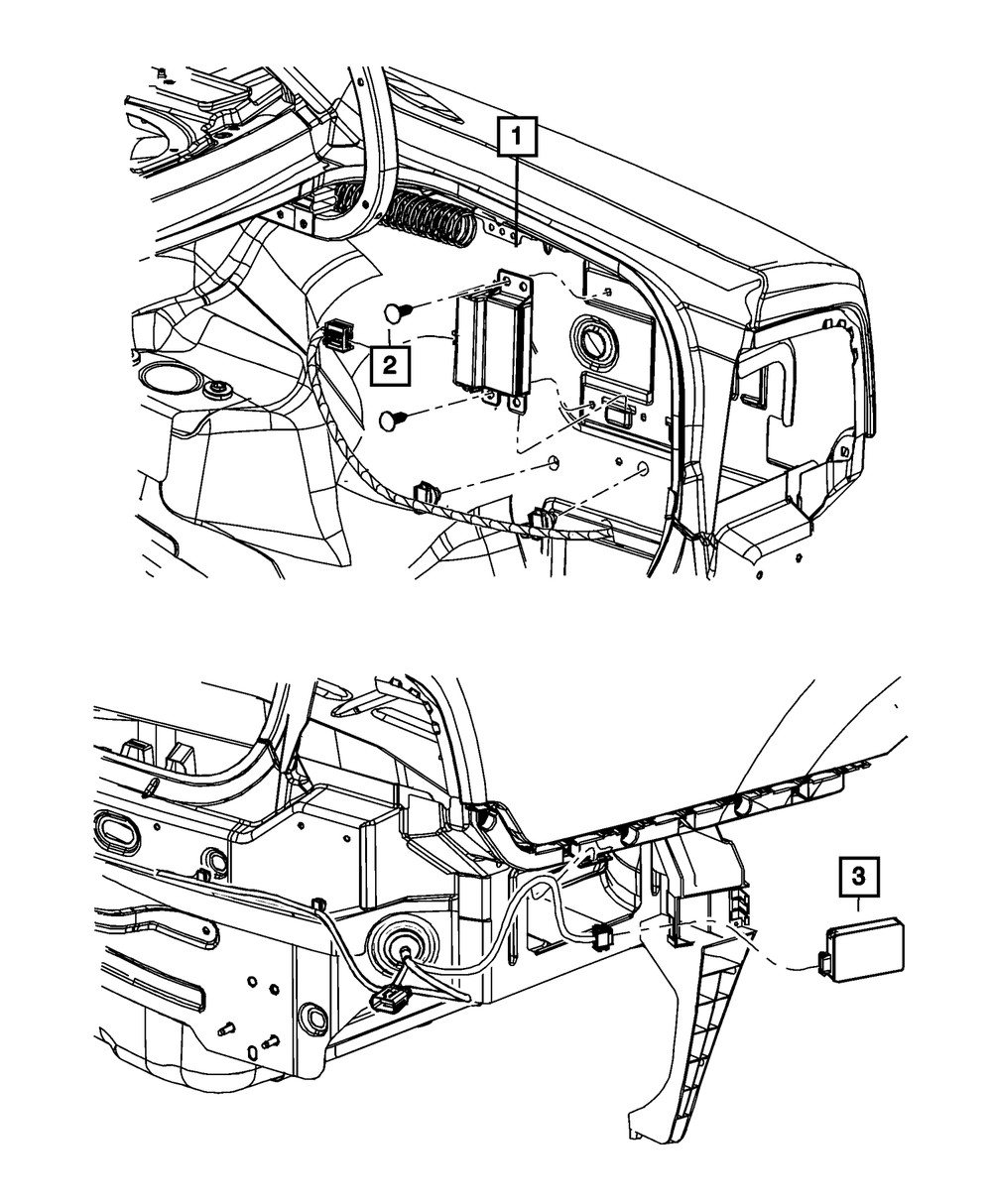 Genuine Mopar Blind Spot Detection Module 68157152AE