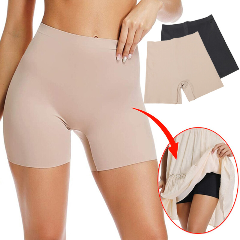Women Slip Shorts for Under Dress Skirts Anti Chafing Underwear Boxer Boyshorts