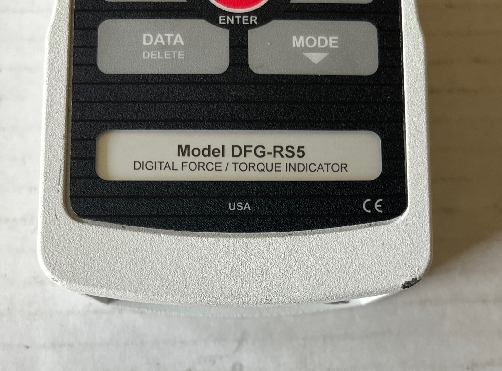Omega / Mark-10 Digital Force / Torque Indicator w/Case (Model DFG-RS5)