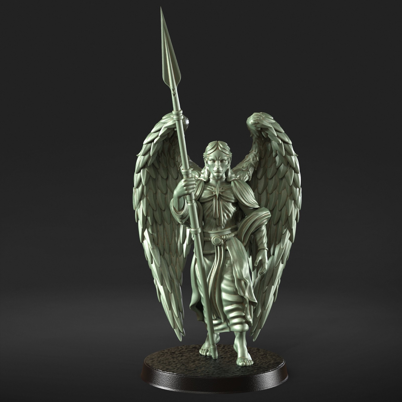 Dungeons and Dragons - Playable Character Female Valkyrie Uriel - Warrior