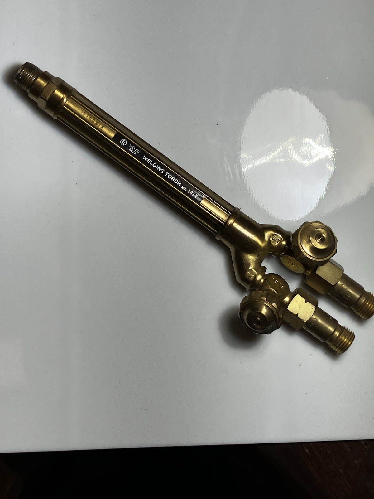 GENTEC OXY/ACETYLENE WELDING AND BRAZING TORCH 141T LIGHT DUTY BRASS HANDLE