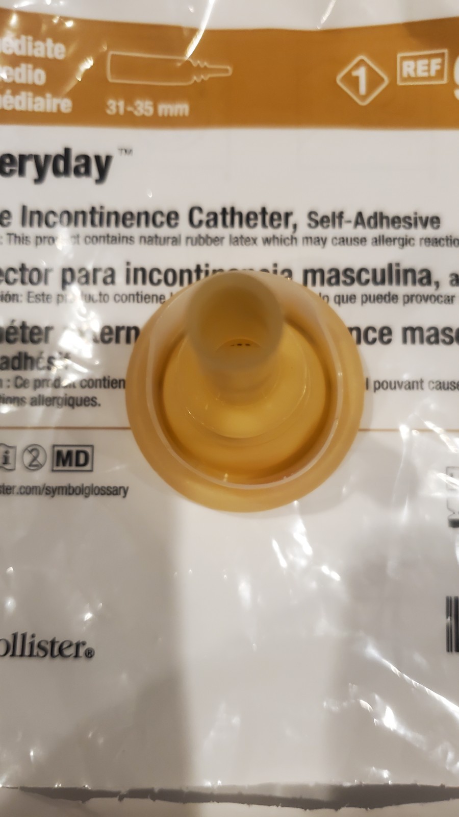 Hollister Male External Condom Catheter Latex Intermediate 31-35mm *Box of 30pcs