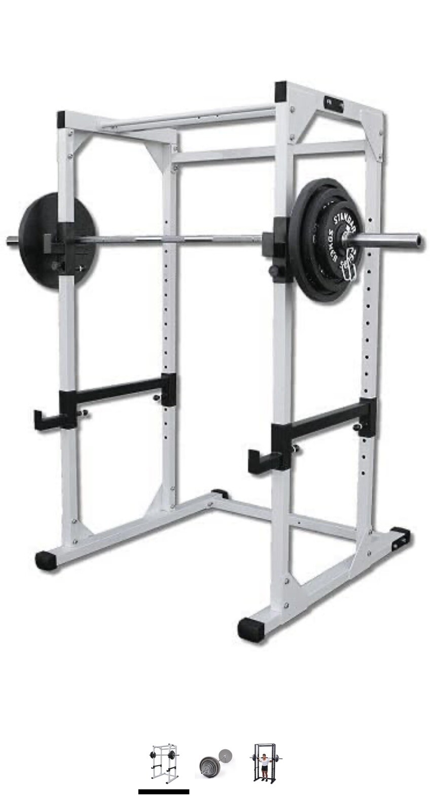 PR-001AB PRO POWER RACK, Full Rack, With Bench & WEIGHTS!!!