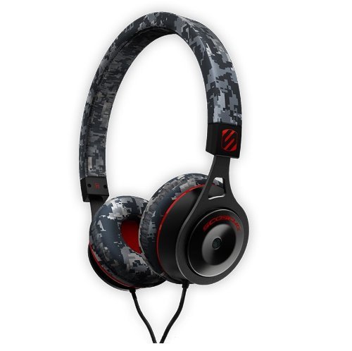 Scosche On Ear Headphones With TapLine Remote & Mic RH656M-CAMO LOC 4A