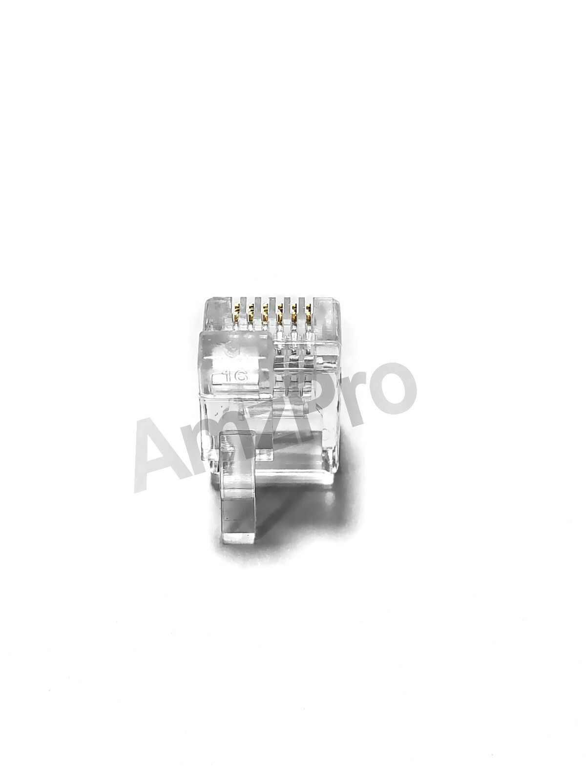 RJ12 DEC 6P6C Modular Plugs with Left Latch Offset Tab 14 pack