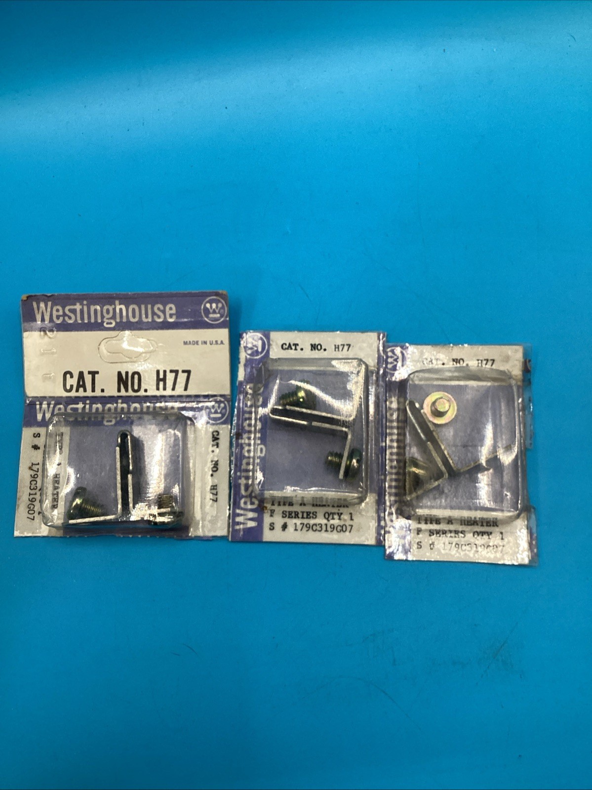 WESTINGHOUSE H77 TYPE A HEATER F SERIES (Lot Of 3) S#179C319G07 NEW SHIPS FREE