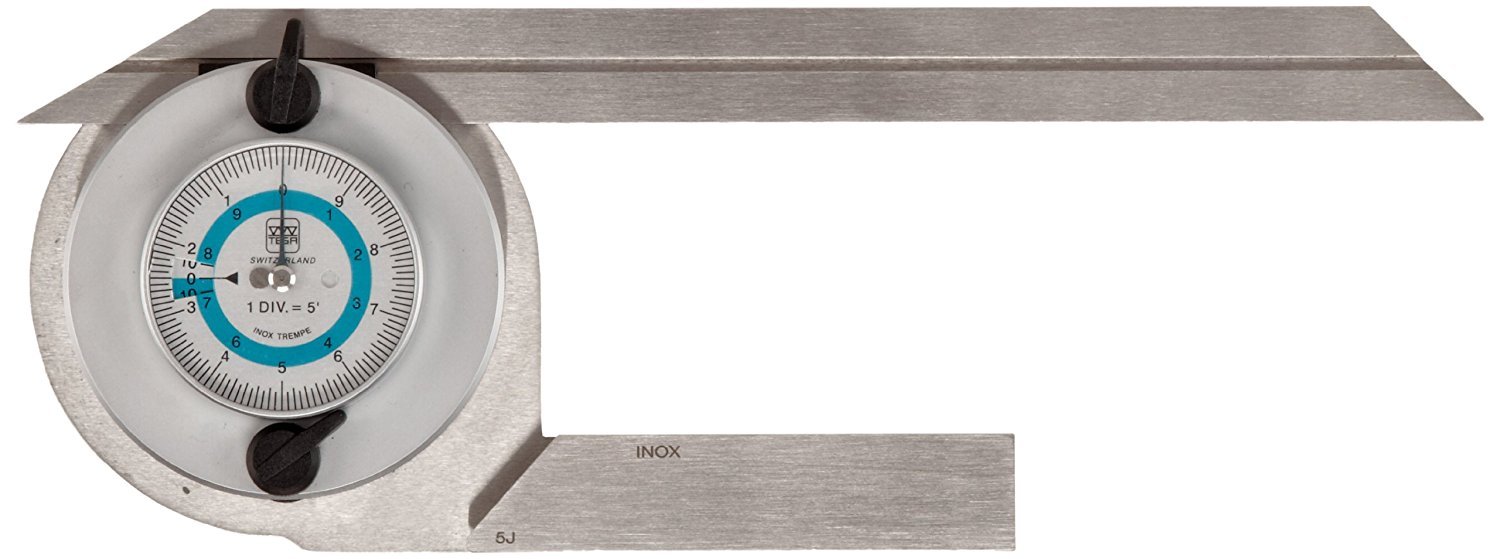 Brown & Sharpe 599-497-8 Bevel Protractor with Dial  IN STOCK