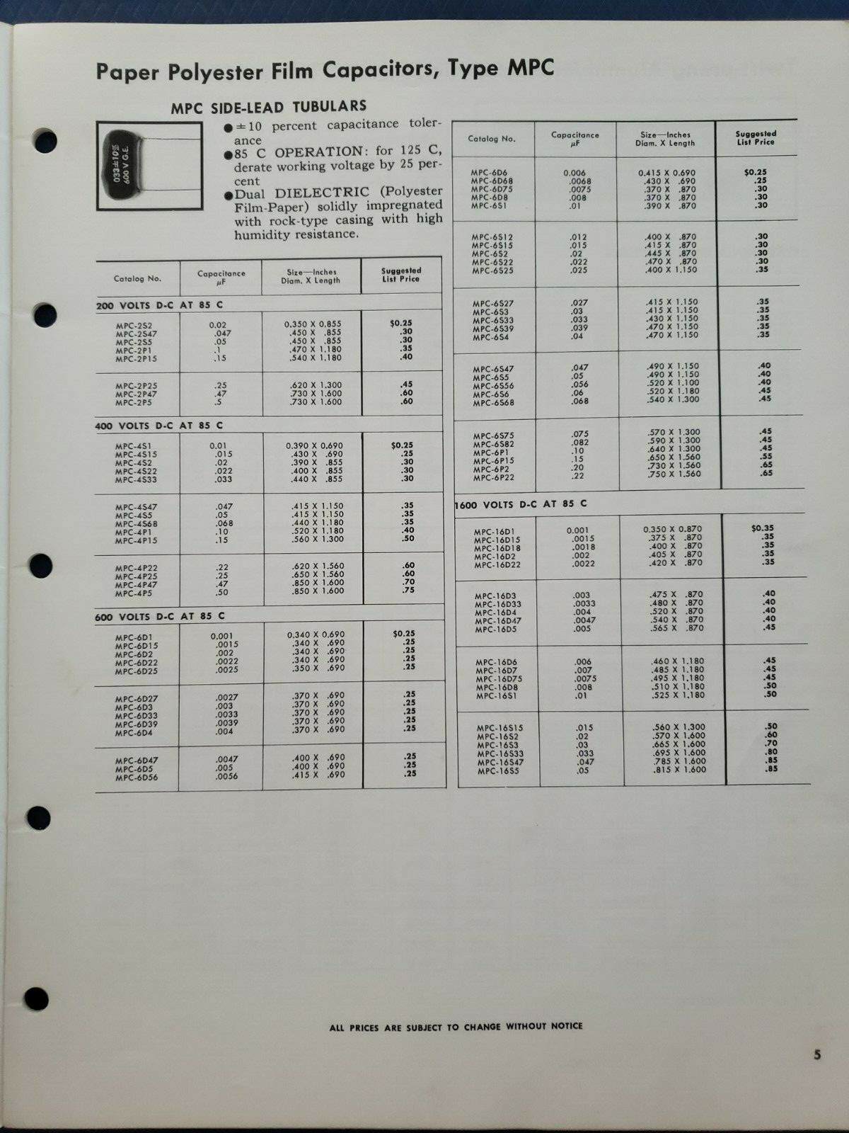 General Electric GE Service-Designed Capacitors Catalog - 1970 H