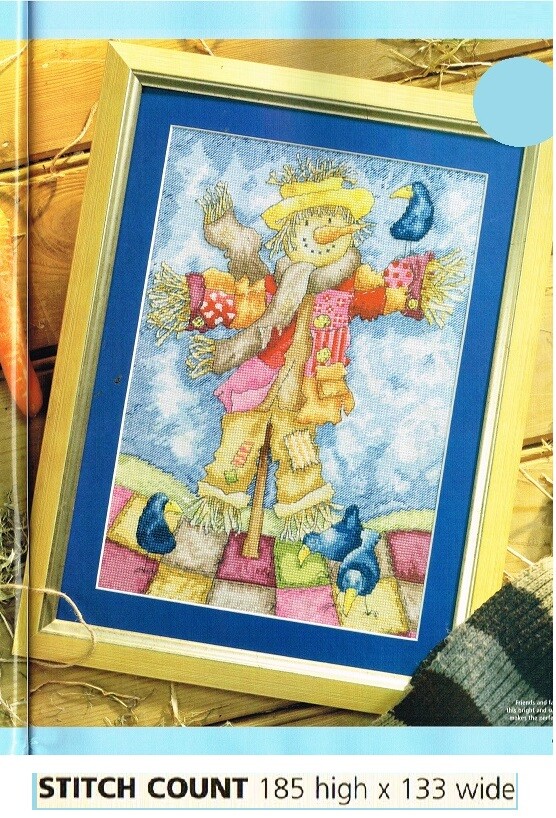 JOLLY  SCARECROW    CROSS STITCH  PATTERN ONLY    ALS - S
