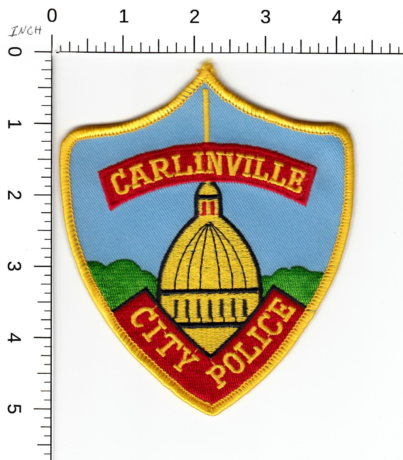 CARLINVILLE (MACOUPIN COUNTY) ILLINOIS POLICE COLLECTIBLE PATCH