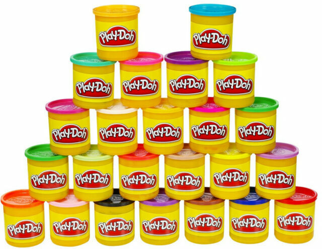 New Never Opened Play-Doh 20383F01 24 Pack Multicolor Children Molding Dough New