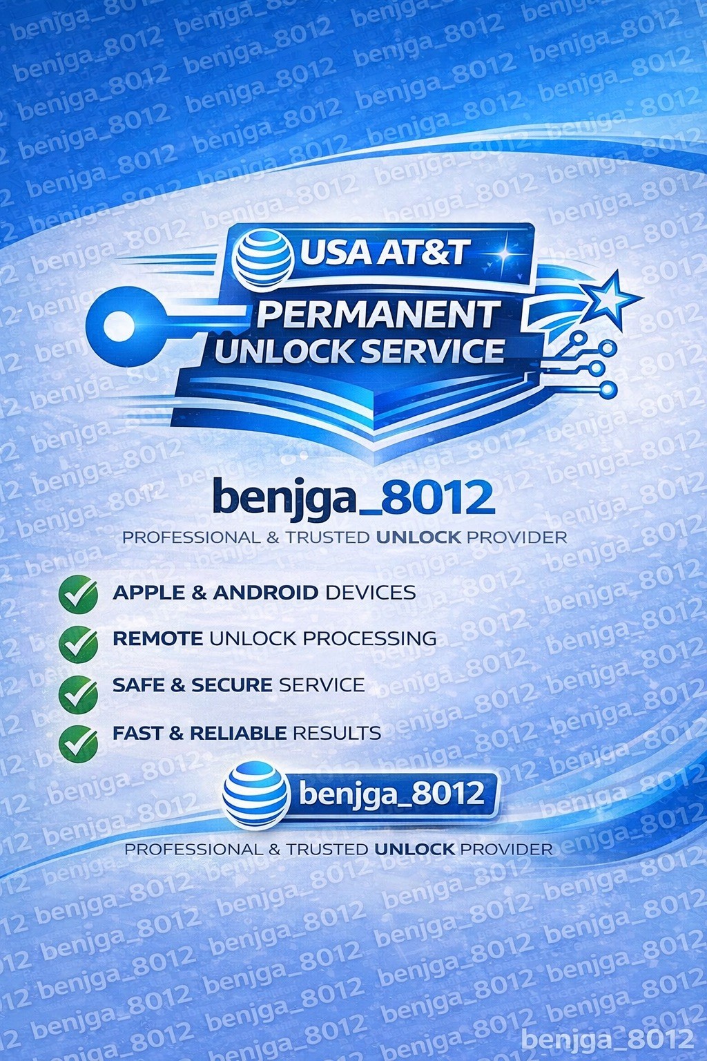 🔵 benjga_8012 USA AT&T iPhone 14 Permanent Unlock Service  Too Many Attempts