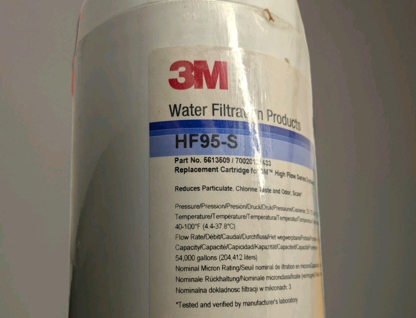 3M Commercial Water Filtration Systems Filter  HF95 -S Part# 6613609 ...