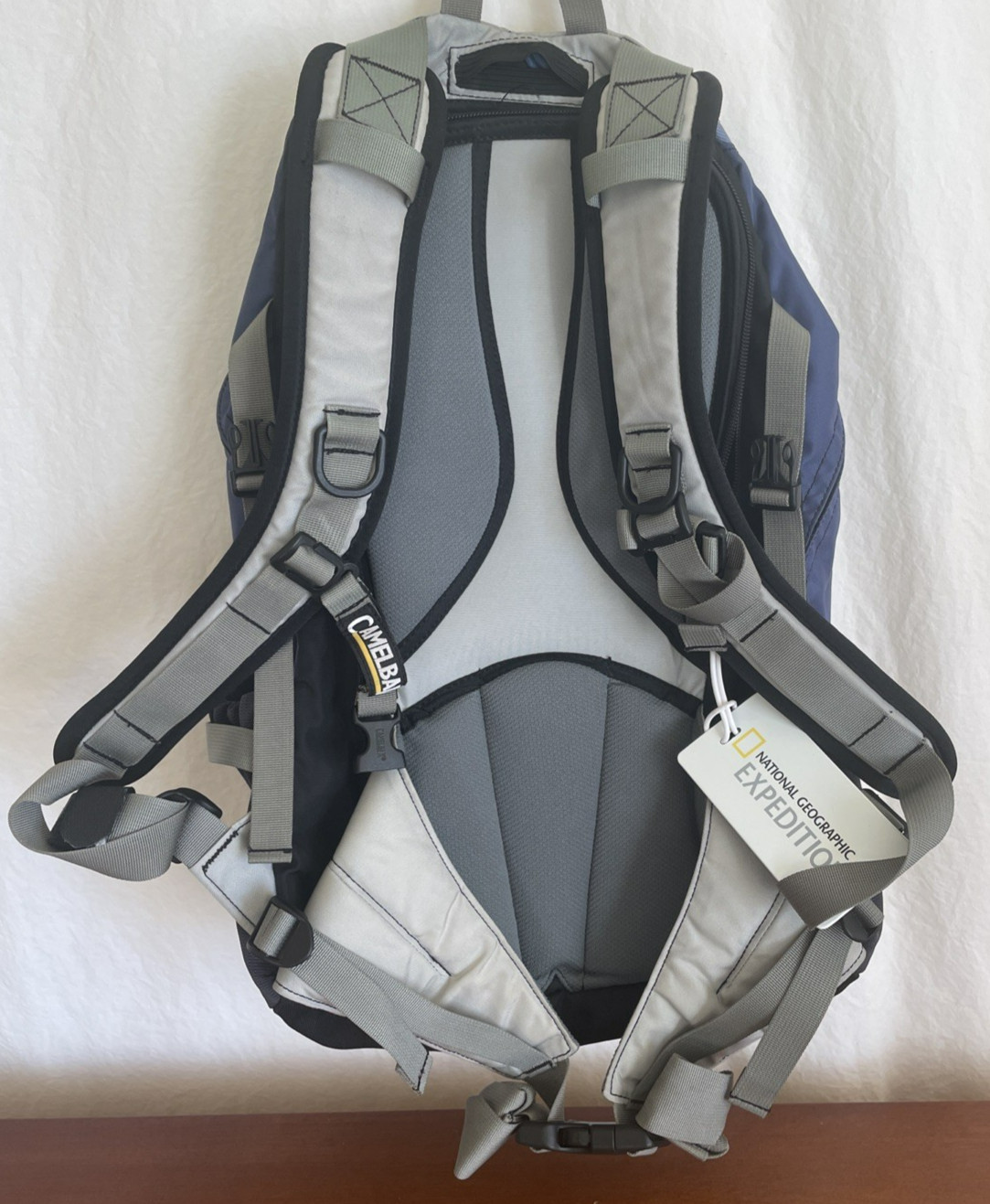 Camelbak ISIS Backpack Blue Grey Adjustable Waist Shoulder Strap Day Pack