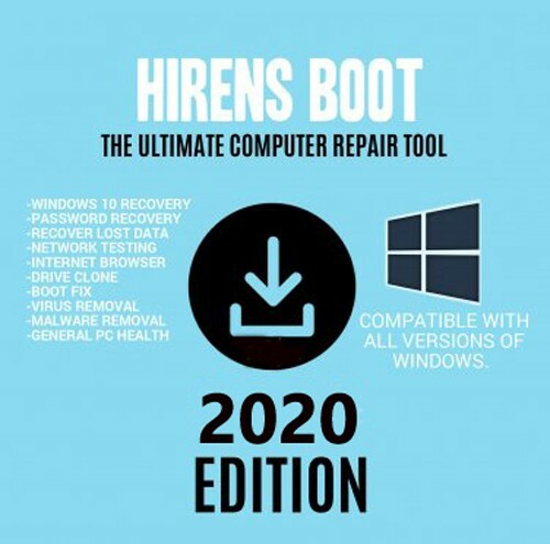 Hiren's version 16.3 Boot CD USB Computer Repair Recovery 4 Windows Bonus tools*