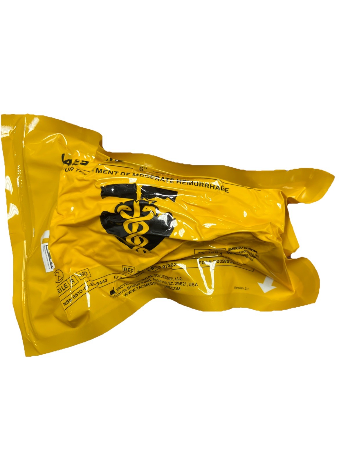 Olaes Modular Bandage 6 in Tactical Medical Solutions Trauma Pressure Dressing