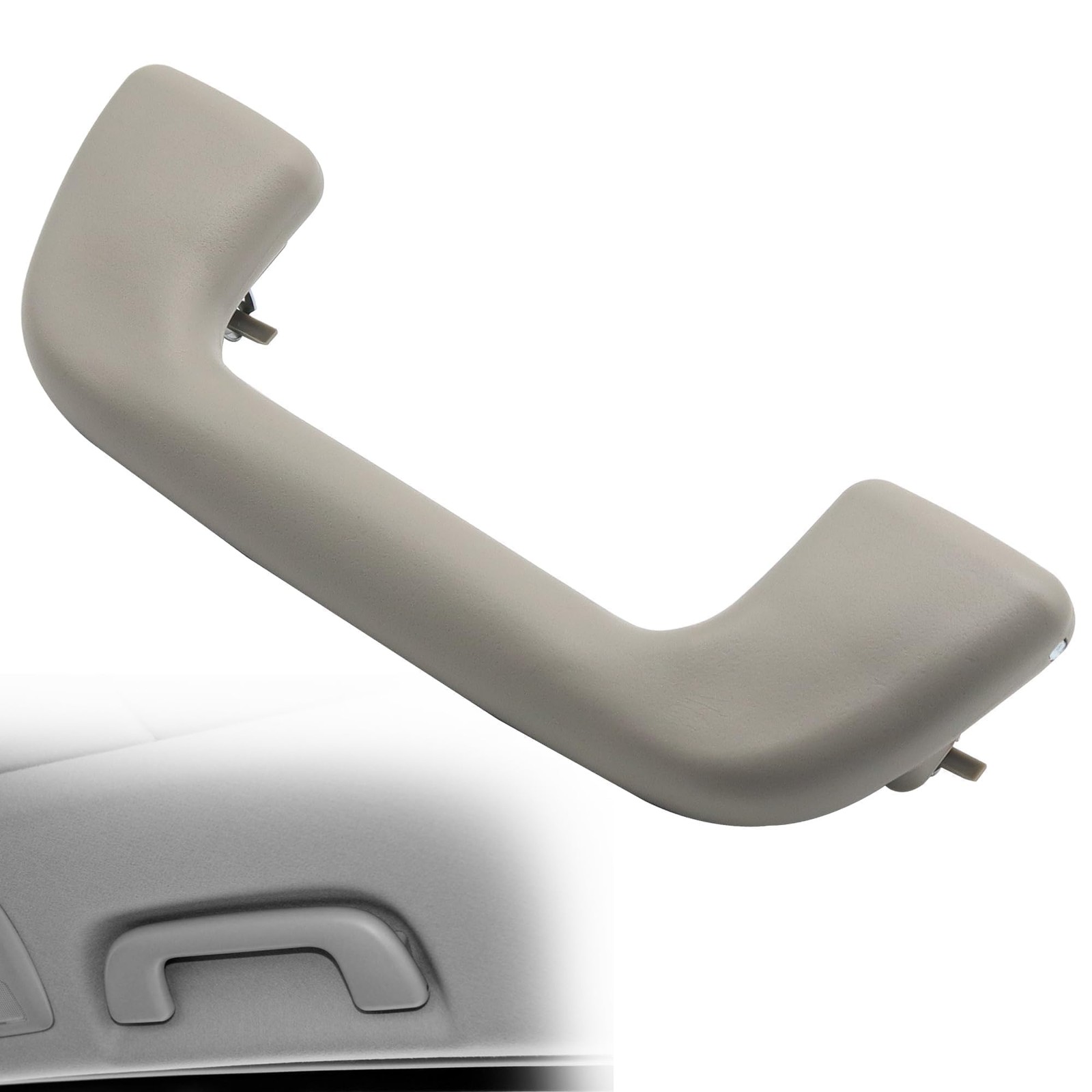 Shtuomoland Front Inner Roof Pull Handle Grab Auto Right, Beige Grey