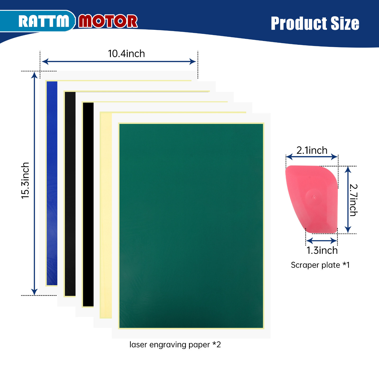 Carved Colored Paper For CO2 Fiber Laser Marking Engraving Machine 15.3"X14.4"