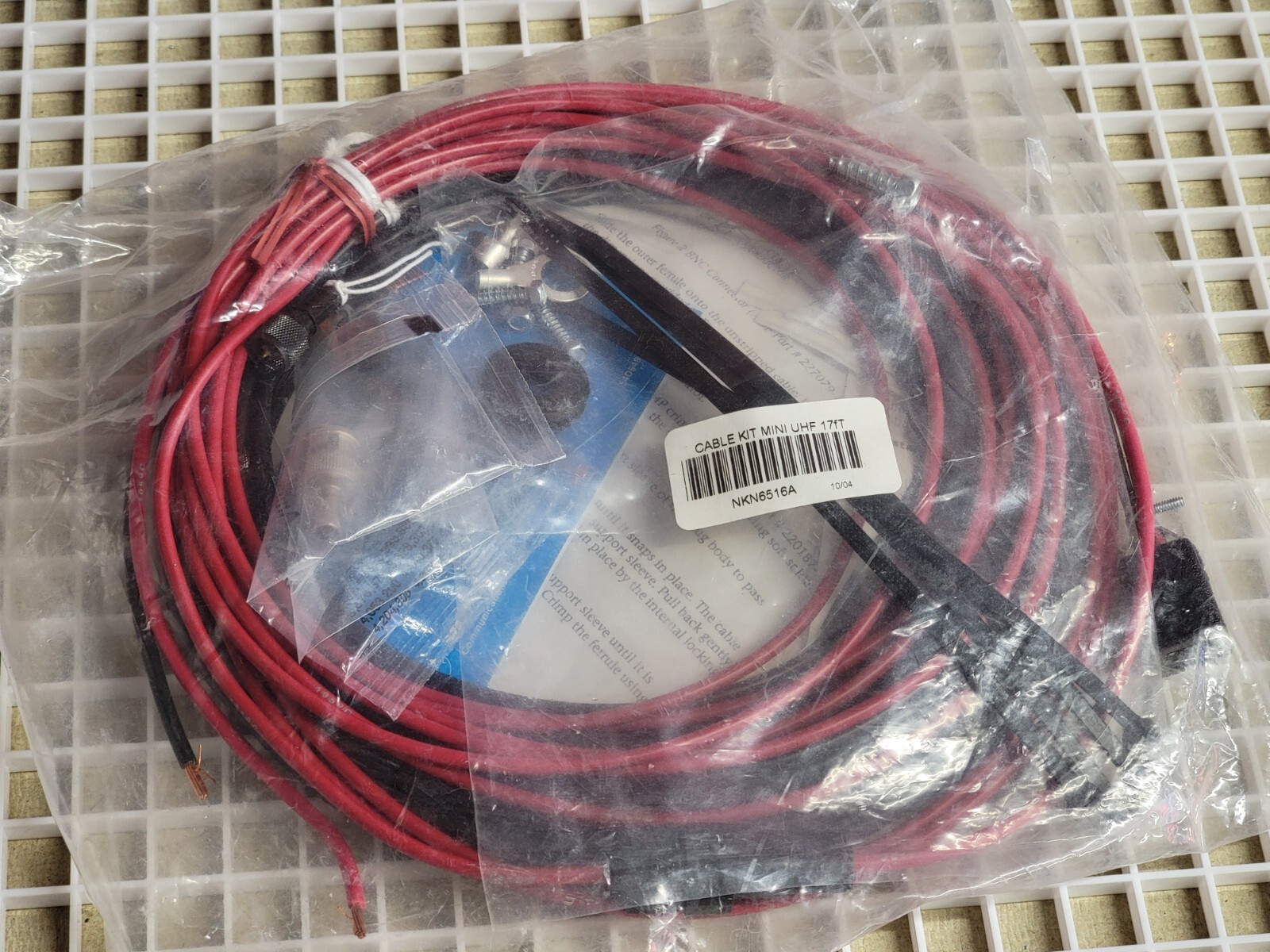 Motorola NKN6516 Mini-UHF Cable Kit - 17 ft