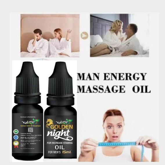 Men's Natural Enlarger Oil Stay Hard Big Thick Growth Faster Enhancement 15ML