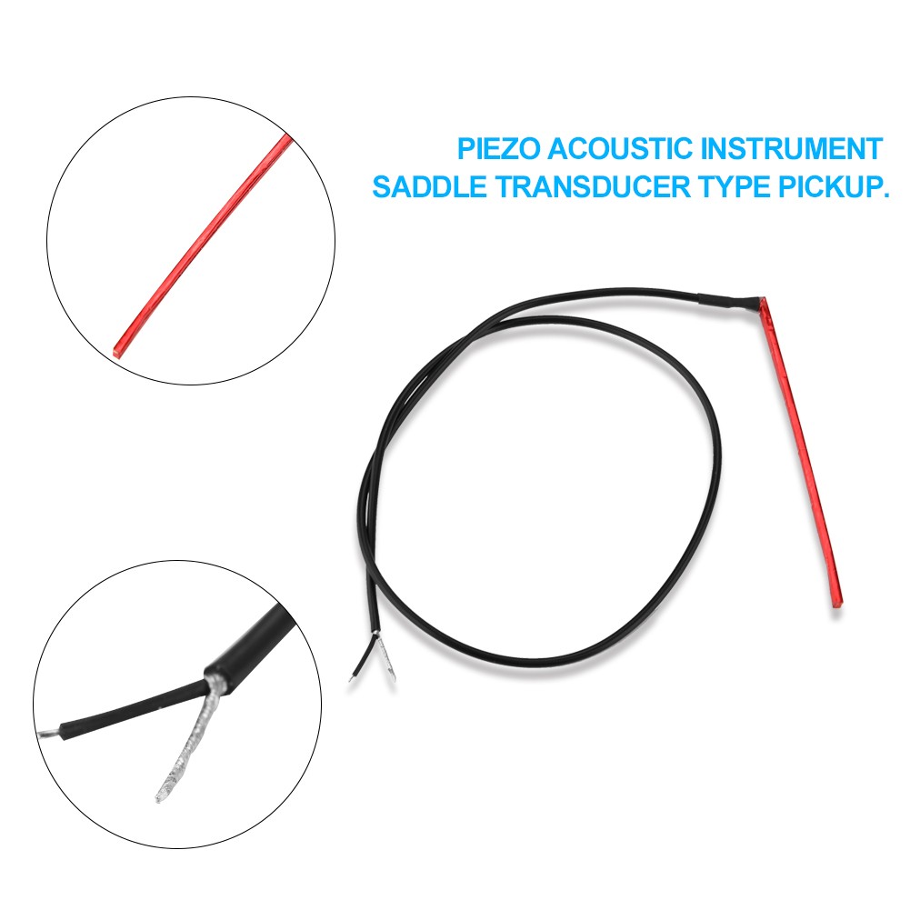 Pickup Under saddle Passive Piezo Transducer for Acoustic Guitar Instrument WT