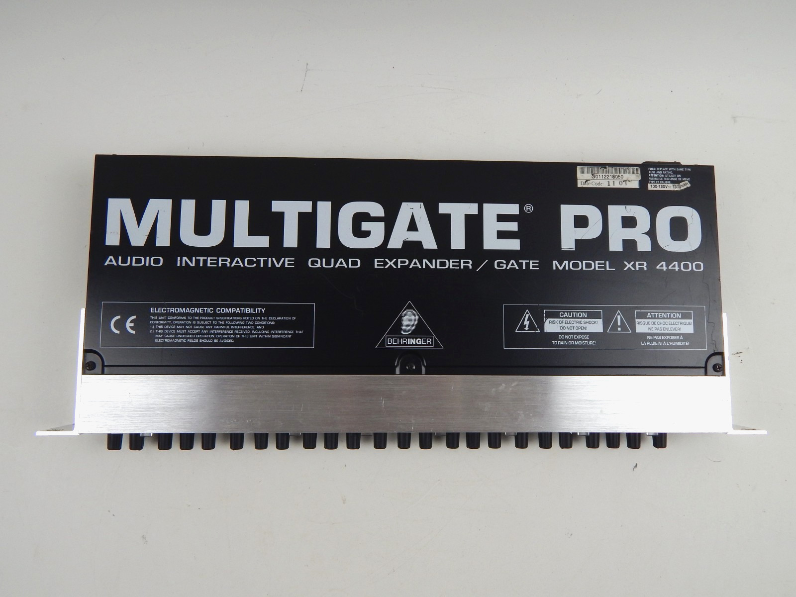Behringer Multigate Pro XR4400 Audio Interactive Quad Expander / Gate TESTED A
