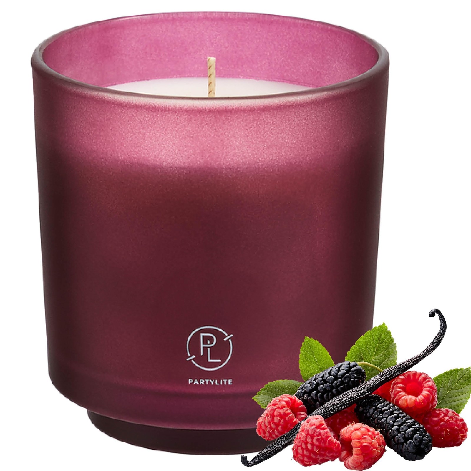 PartyLite Mulberry Scented, with Notes of Black Currant, BlackBerry, Mulberry...