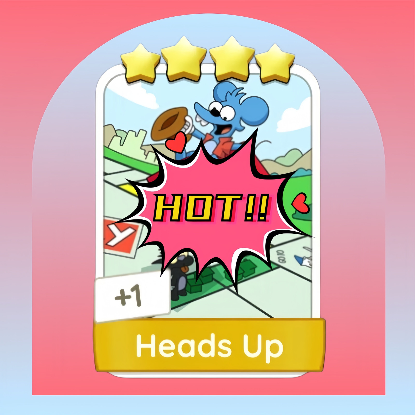 ⚡ONLINE NOW⚡ Heads Up⭐⭐⭐⭐ Monopoly Sticker Go Set 17-2⚡