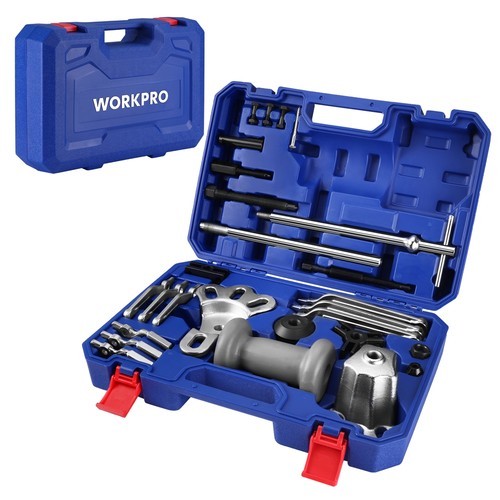 WORKPRO 27PC 9-Way Slide Hammer Puller Set Wheel Hub Removal Tool Bearing Puller