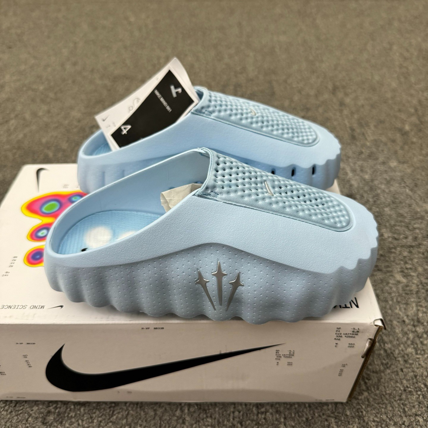 Nike NOCTA Mind 001 "Light Blue" Foam Slip Men's Sandals Slides🔥