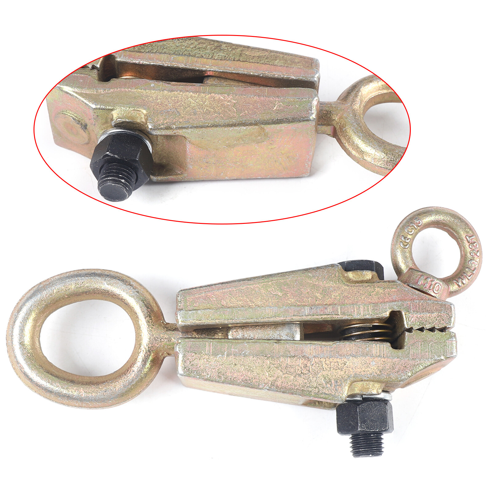 5 Ton Heavy Duty Car Body Repair Tool 2 Way Pulling Puller Pull Clamp Sheet