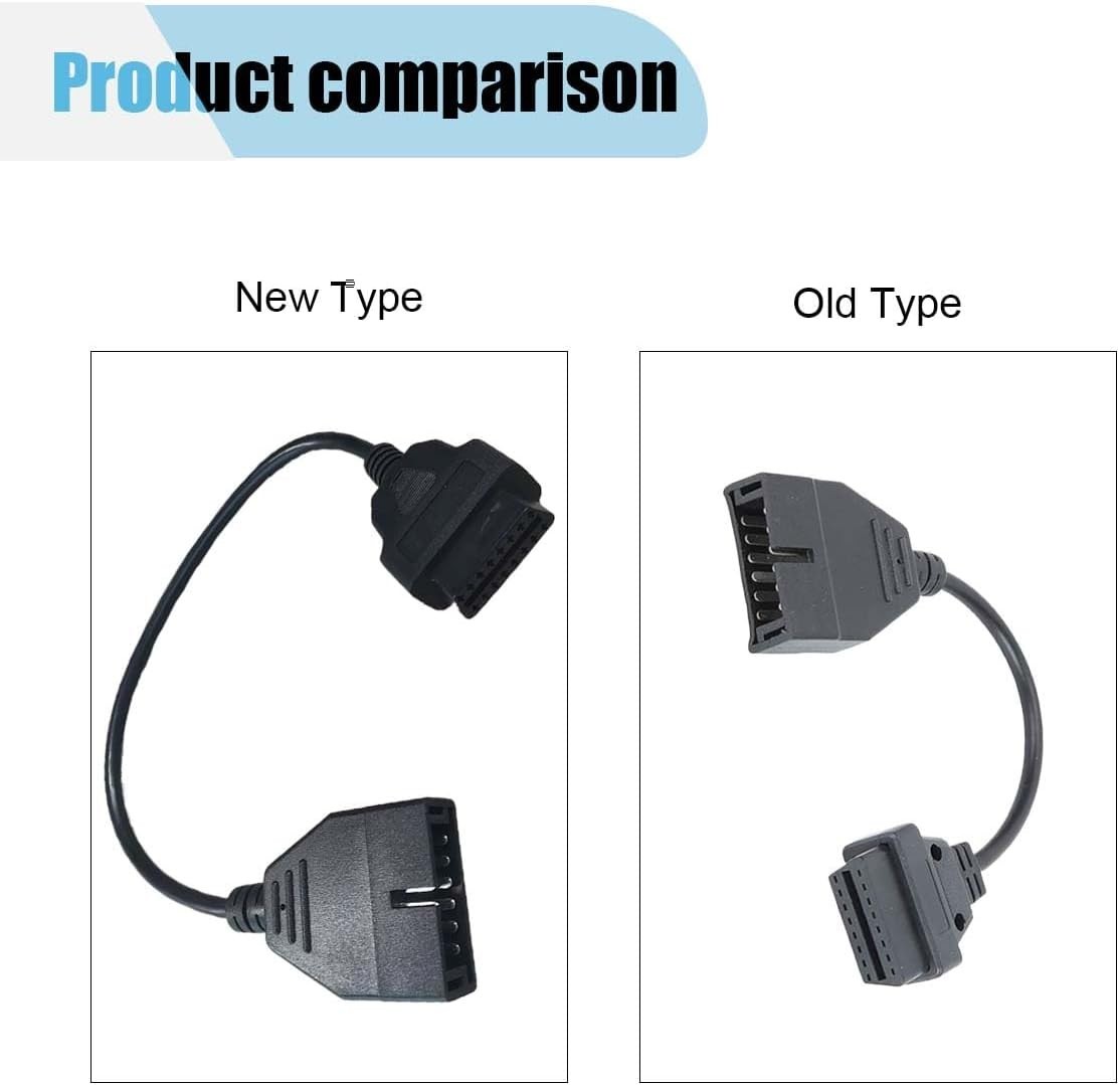 Essential 12 Pin to 16 Pin Adapter: Professional Scanner Cable for GM Vehicles