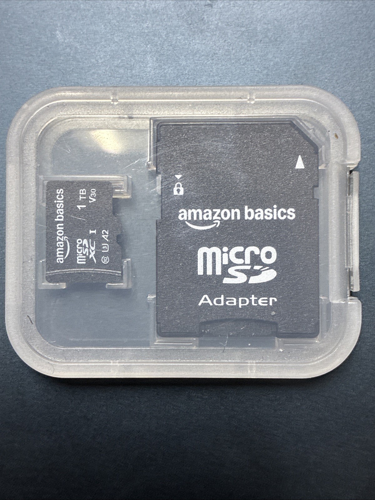 Amazon Basics microSDXC Memory Card 1TB A2 U3 Read Speed up to 100 MB/s New