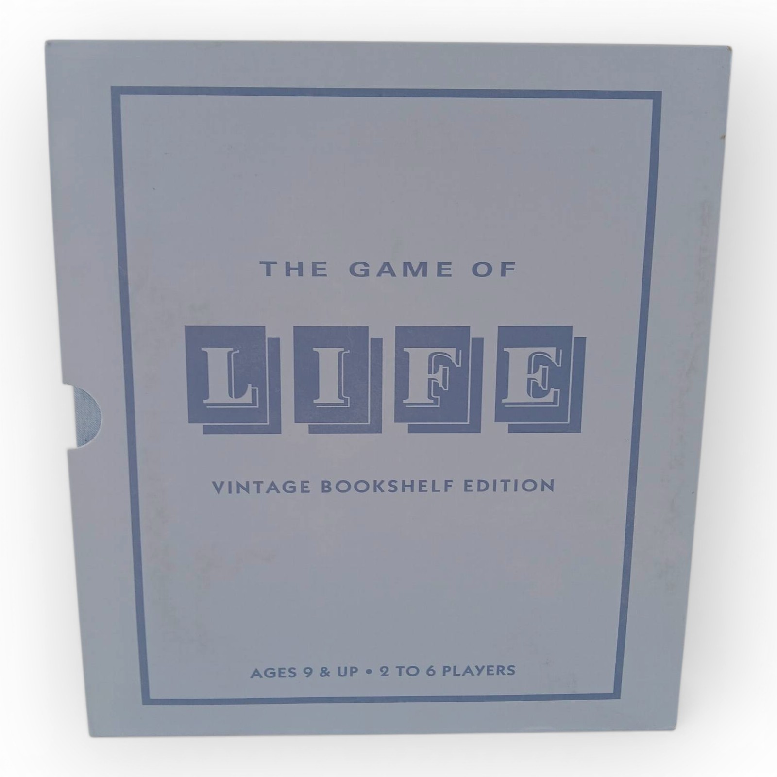 WS Game Company The Game of Life Vintage Bookshelf Edition Board Game Fabric-Wra