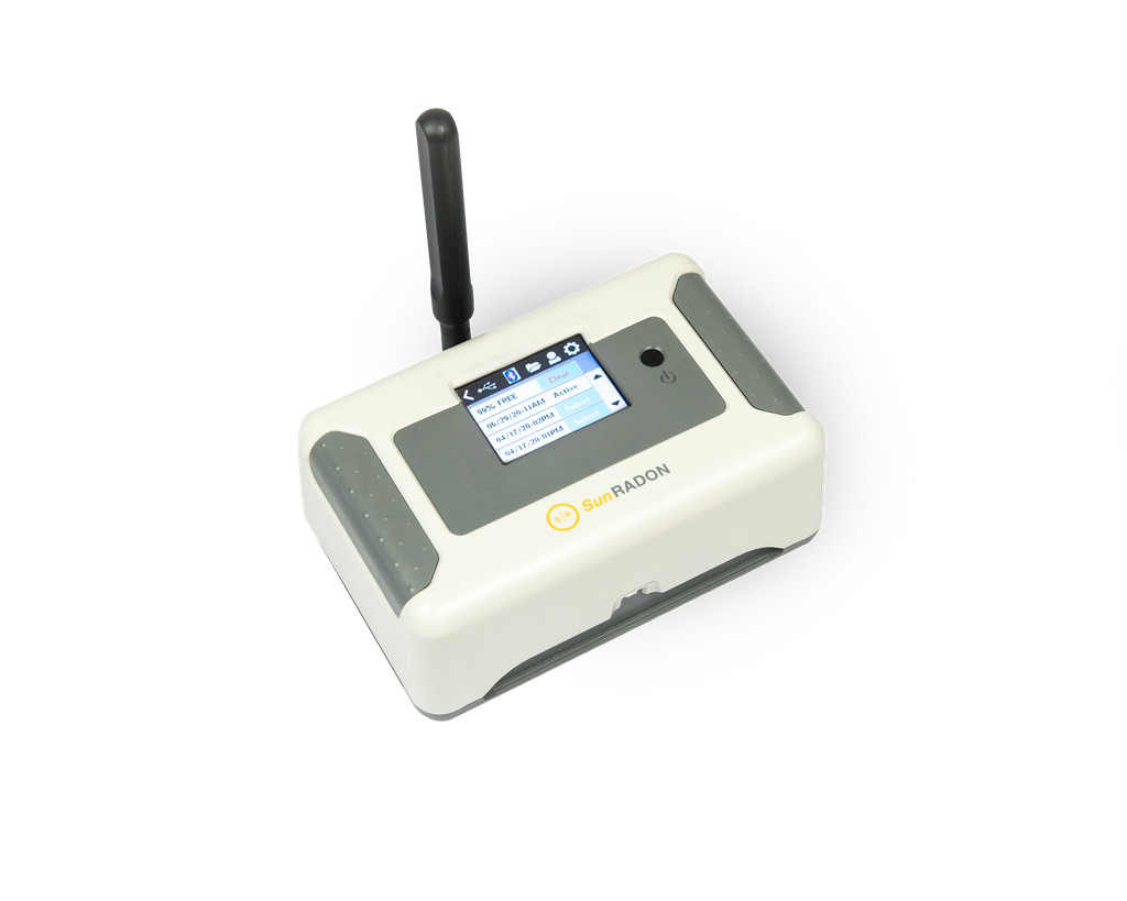 Sun Radon Model 1028 XP Continuous Radon Monitor with LTE Module and Hard Case