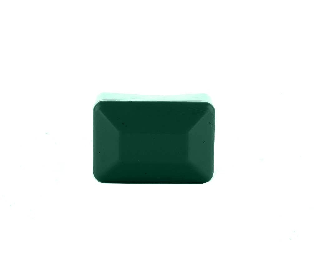 Fence Post Cap 20x30mm Fence Caps Green Post Cap Pyramid Rechteckig