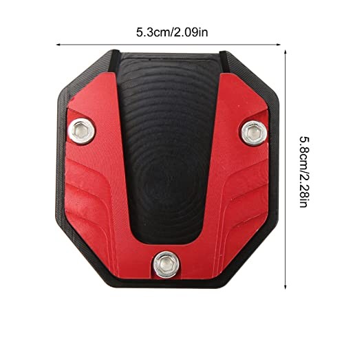 Motorcycle Side Kickstand Extension Plate, 2.28x2.09in Kickstand Extension