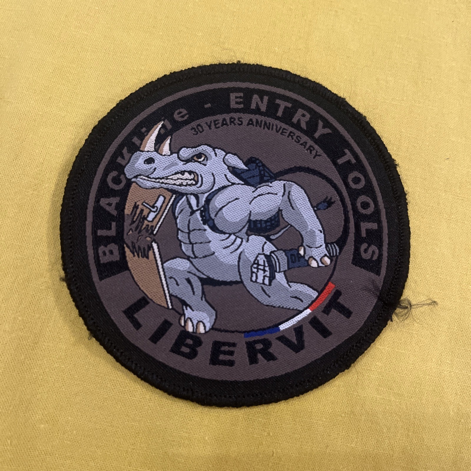 Rare LIBERVIT BlackLine Entry Tools 30 Years Anniversary Tactical Patch
