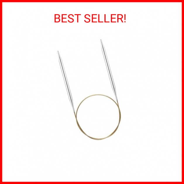 Addi 150cm 10mm Circular Knitting Needle, Silver