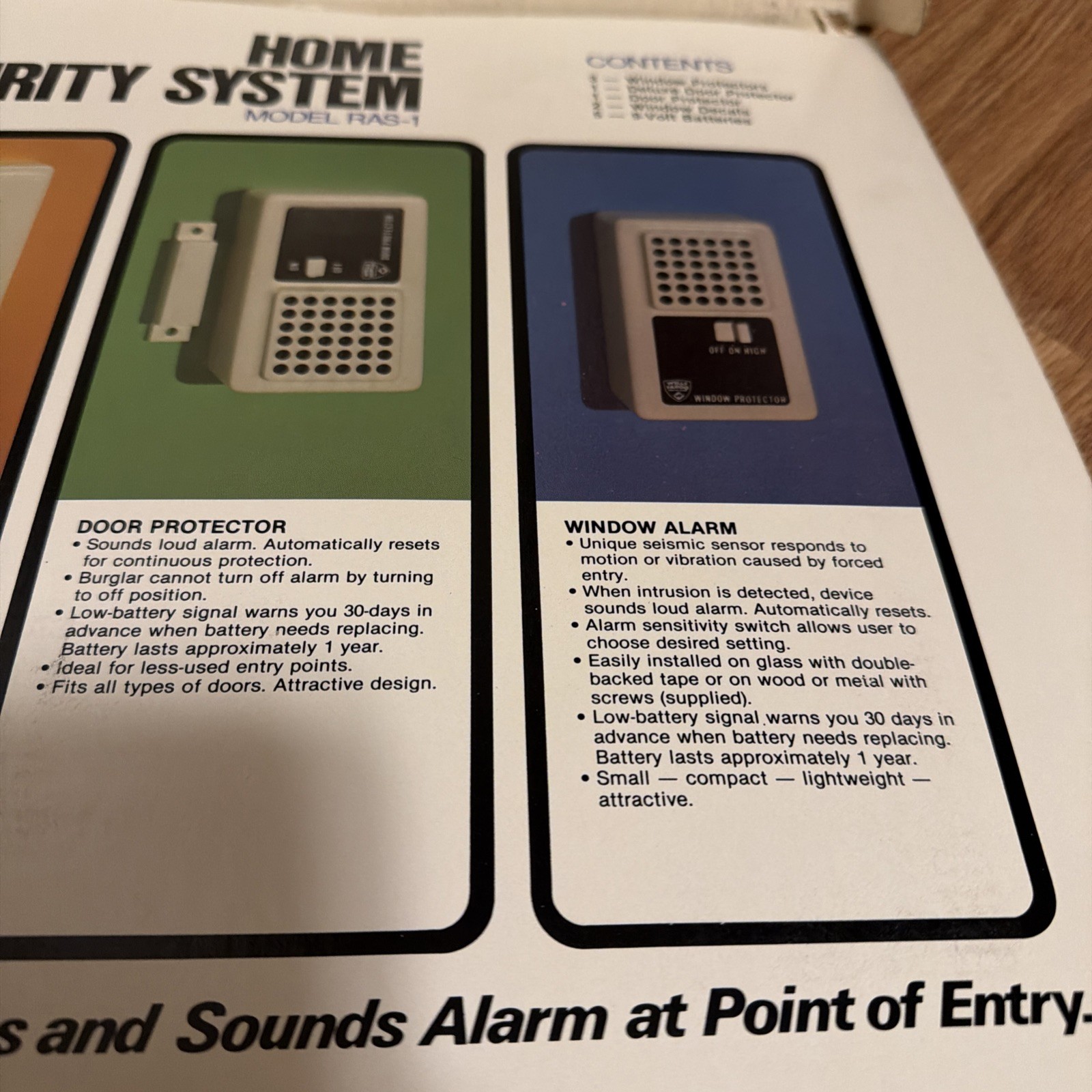 Vintage Never Installed Wells Fargo Security System Model RAS-1 Medium Size Home